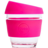 glass reusable coffee cups - 8oz