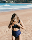 luna surf crop - navy star