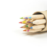 recycled coloured pencils