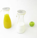 reusable dish cover - to use with ramekin, jar & carafe