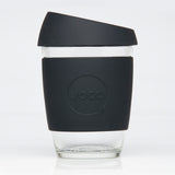 glass reusable coffee cups - 12oz