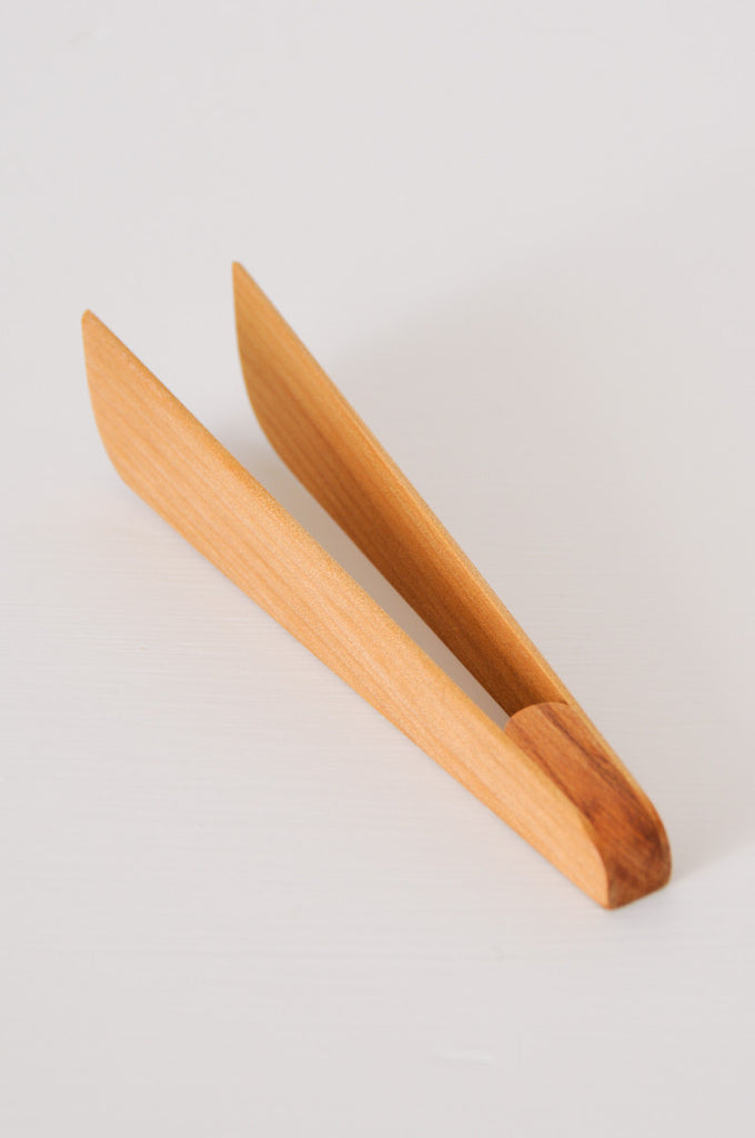 wooden tongs