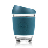 glass reusable coffee cups - 12oz