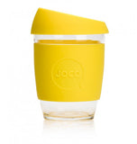 glass reusable coffee cups - 12oz