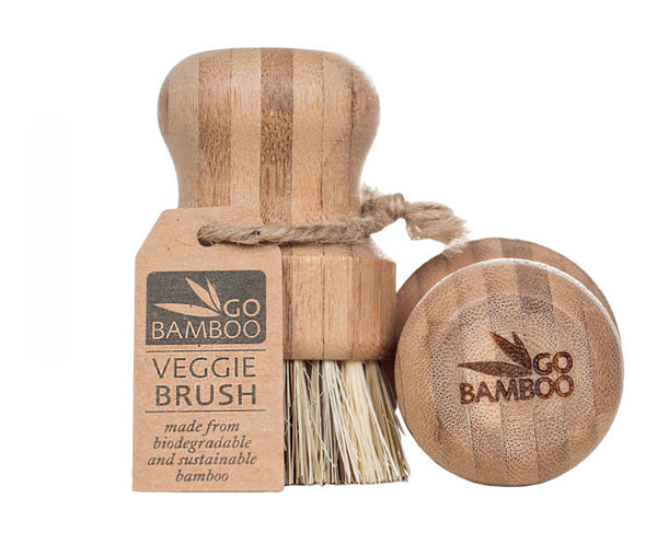bamboo veggie / dish brush - 100% biodegradable