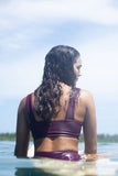 luna surf crop - merlot